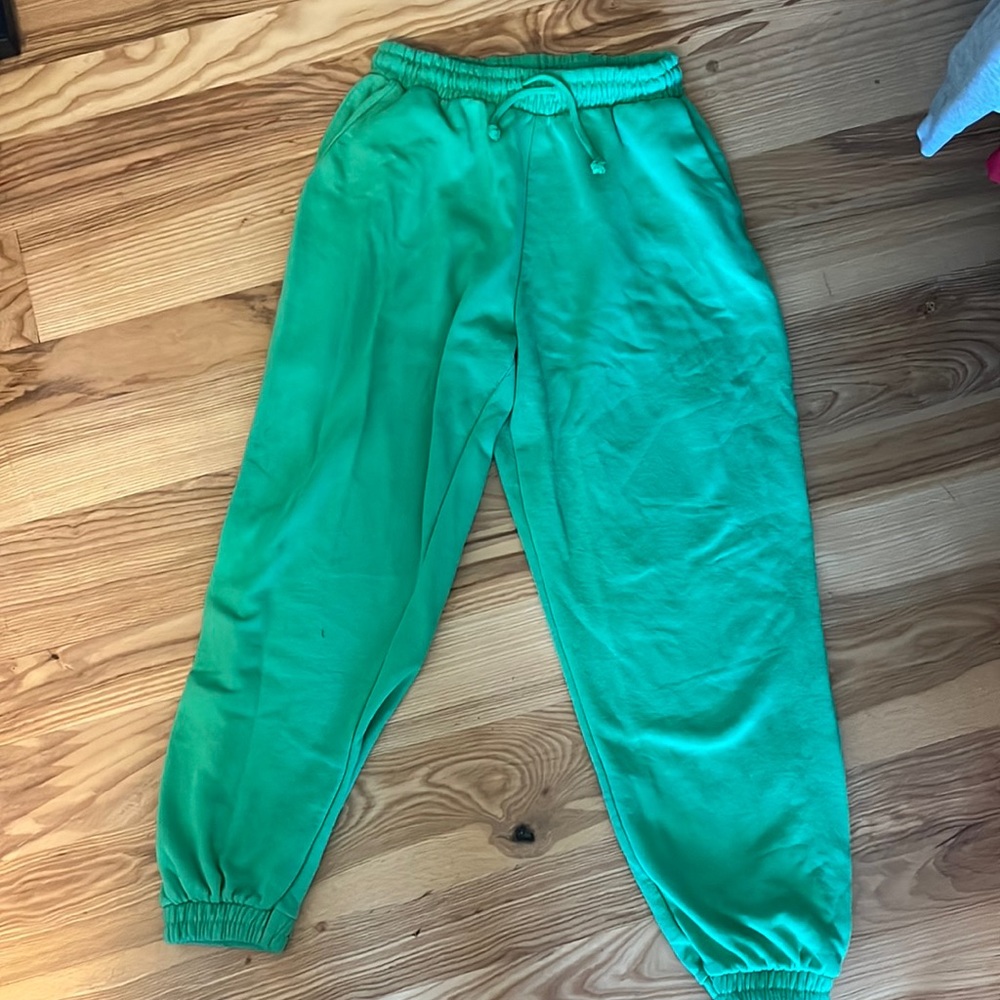 Zara Green Sweatpants